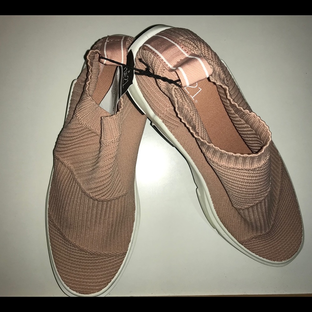 Pink Mesh Knit Sock Trainers - Picture 2 of 5